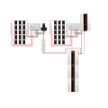 Großkapazität 48 V 10 kVa reiner Sinuswellenwechselrichter DC zu AC-Kupfertransformator, Off Grid Solar Wechselrichter 10kVA eingebaut 120A MPPT